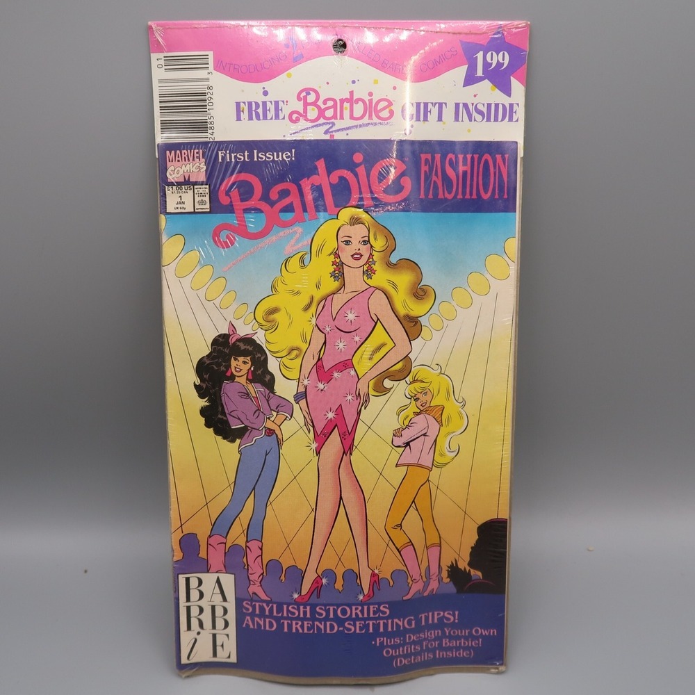 Limited Vintage 1993 Mattel Barbie‎ Fashion #1 Marvel Comics Book